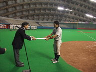 優秀選手賞　花岡達也選手（八戸大学）